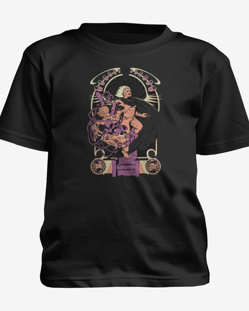 Polera de niño Negro de Tetsuoooo!
