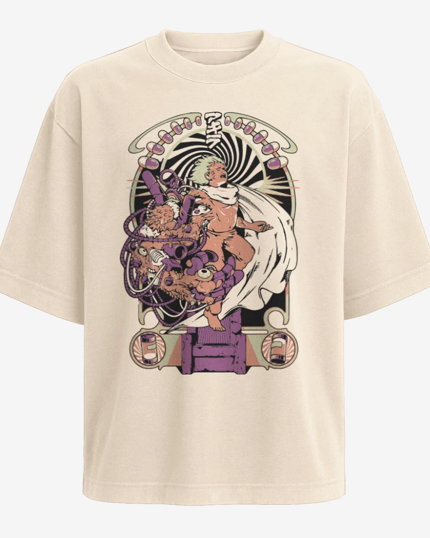 Polera Oversize Beige de Tetsuoooo!