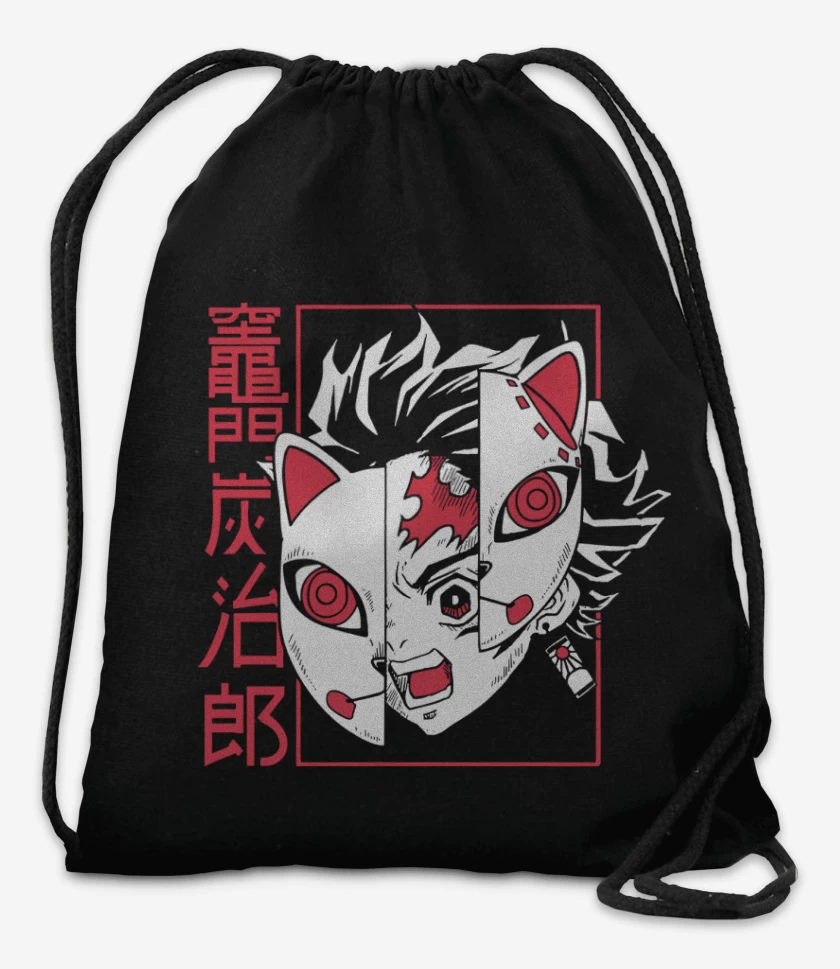 Mochila Negro de Tanjiro