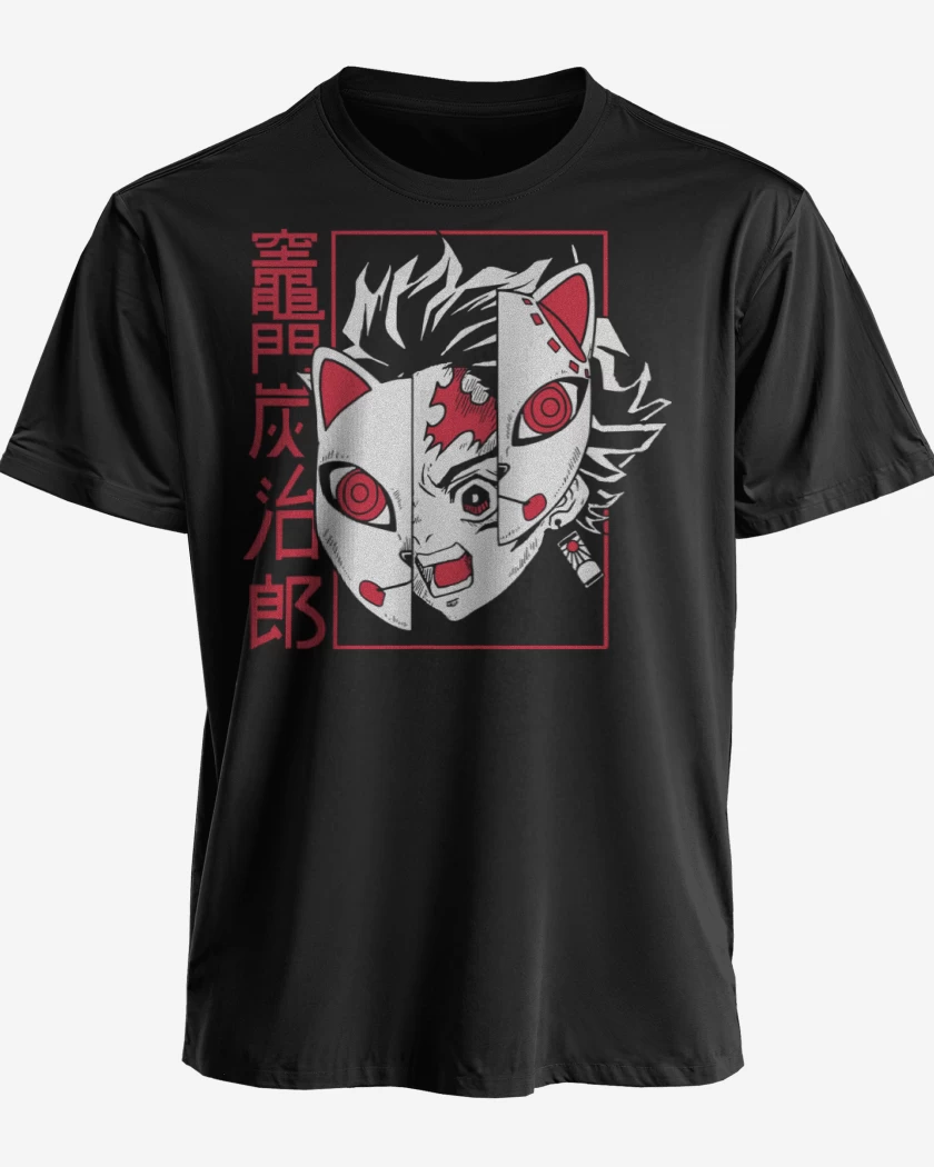 Polera premium Negro de Tanjiro