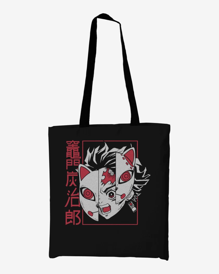 Totebag Negro de Tanjiro