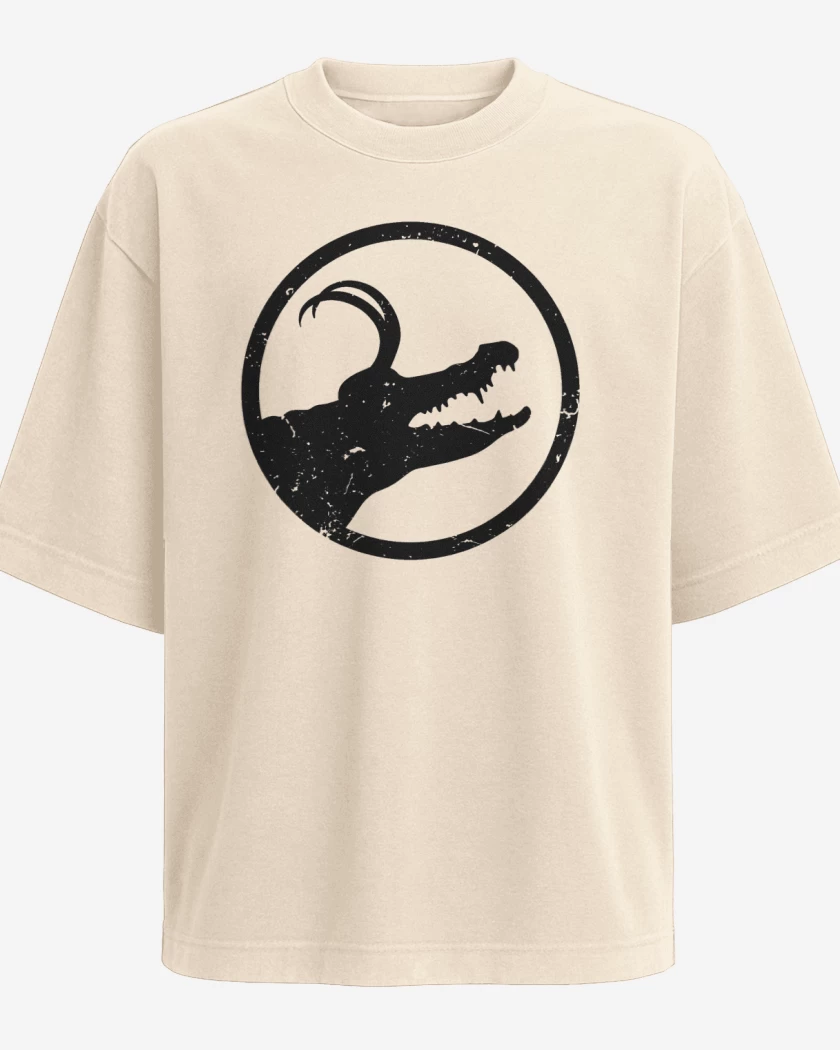 Polera Oversize Loki cocodrilo