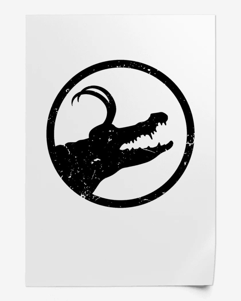 Print Loki cocodrilo