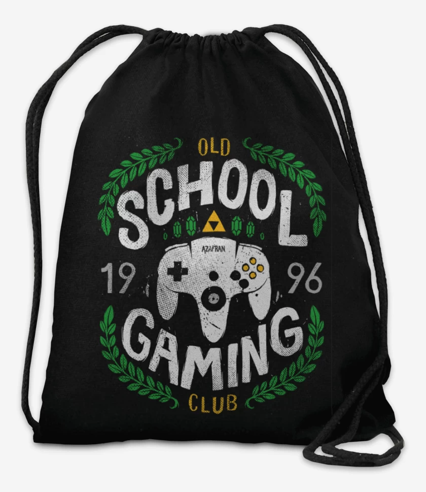 Mochila Negro de Old School gaming