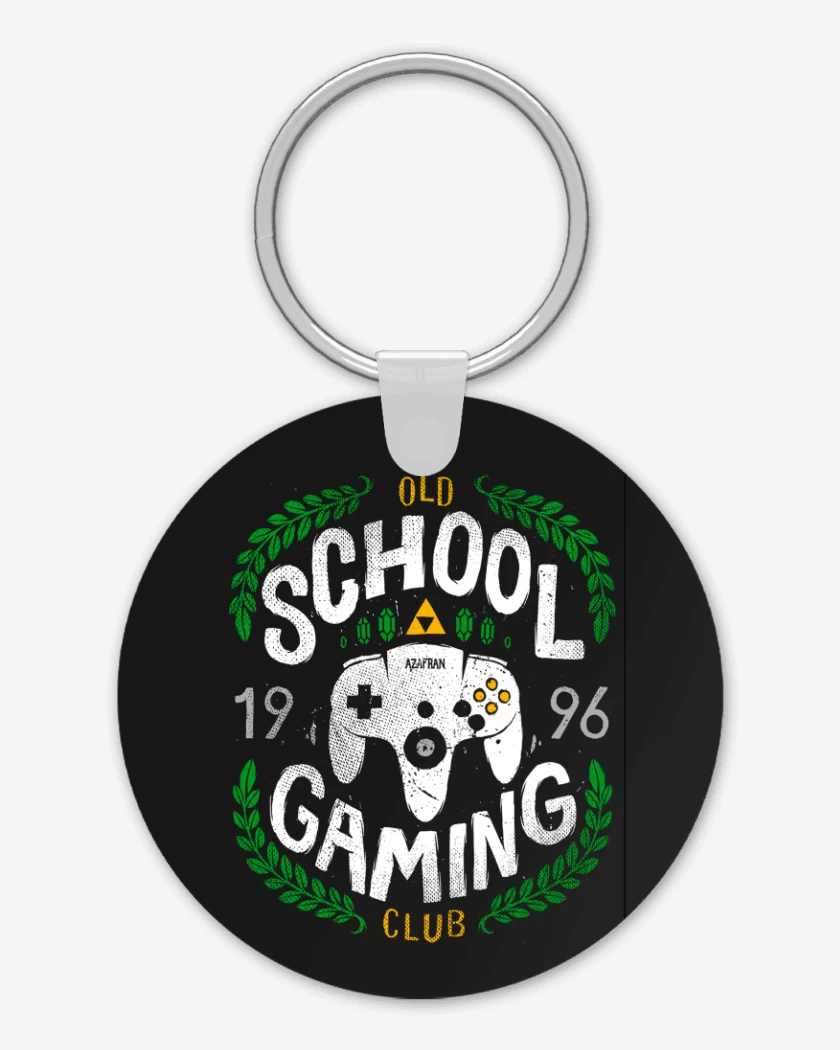 Llavero Old School gaming