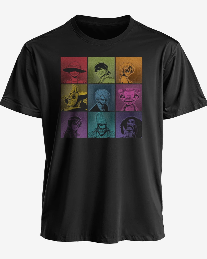 Polera One piece personajes