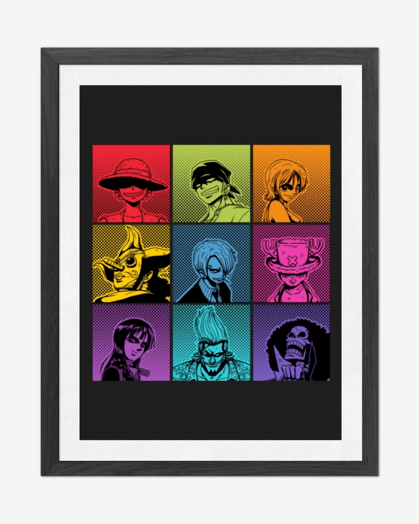 Cuadro decorativo One piece personajes