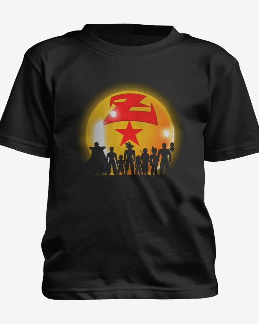 Polera de niño Negro de Dbz