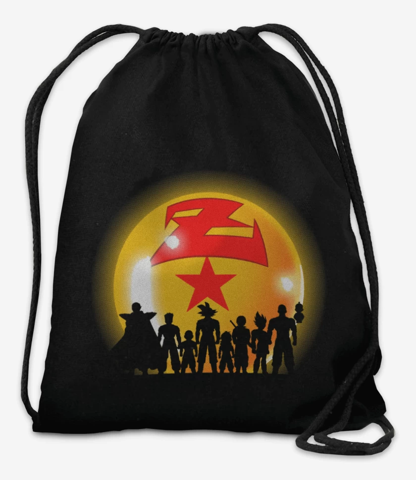 Mochila Negro de Dbz