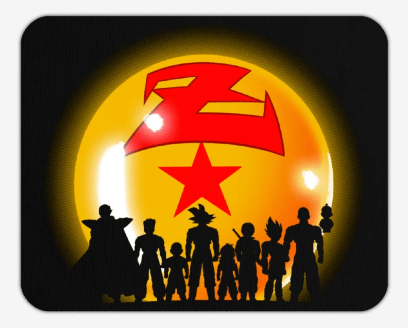 Mousepad Negro de Dbz