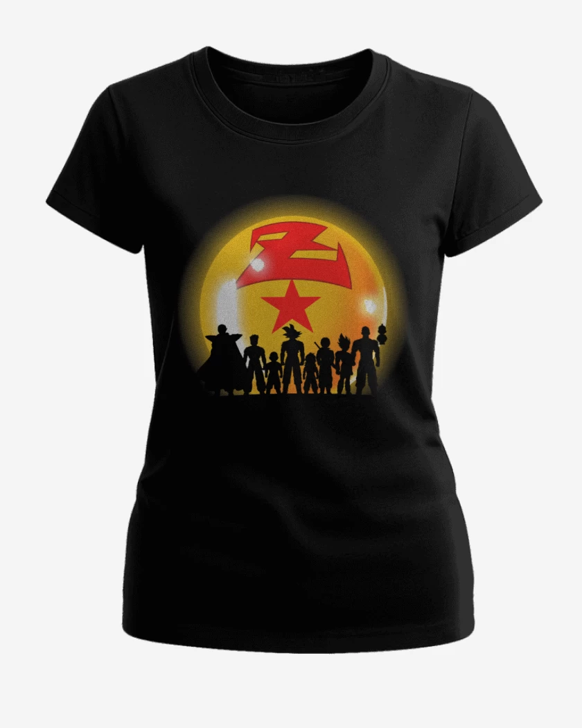 Polera de Mujer Negro de Dbz