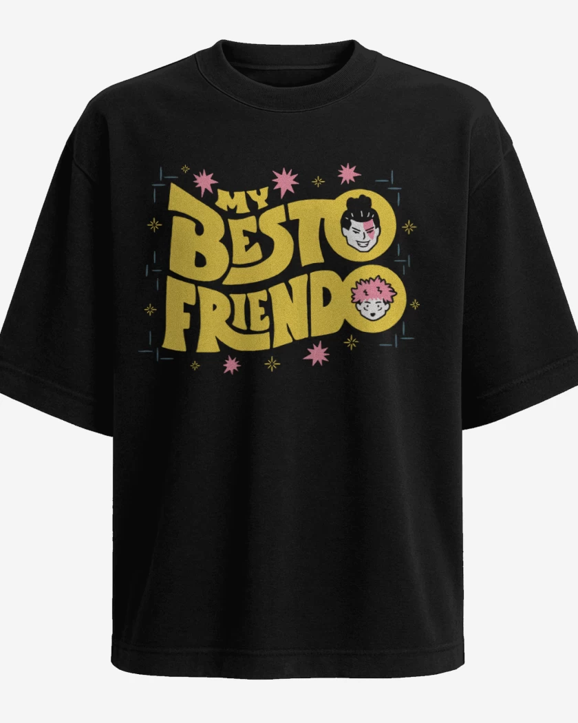 Polera Oversize My Besto Friendo