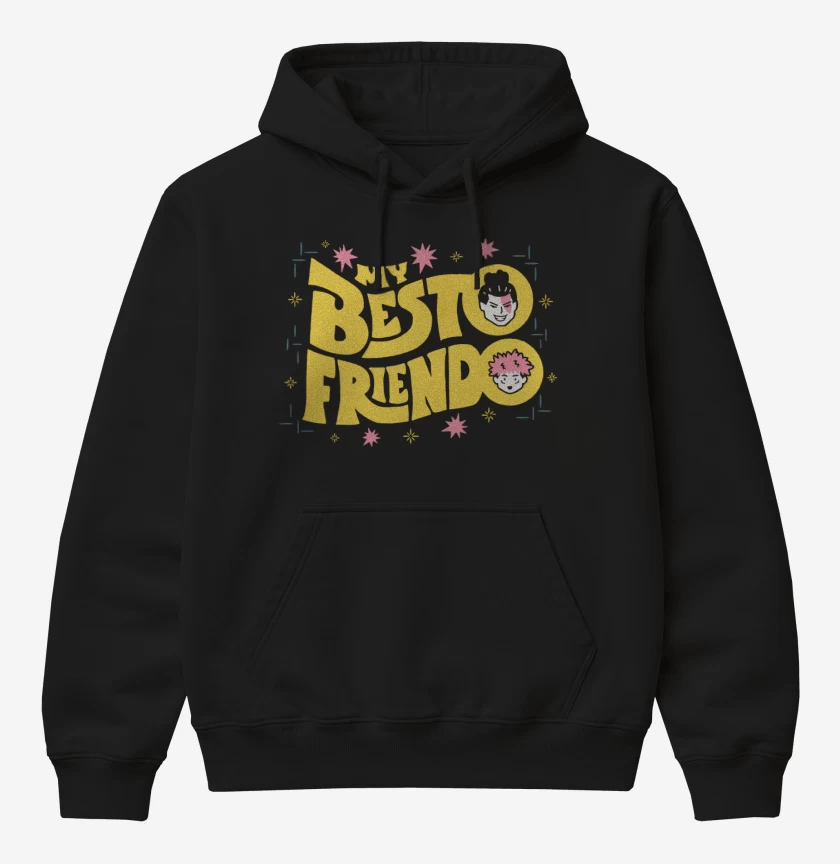 Poleron Canguro básico Negro de My Besto Friendo