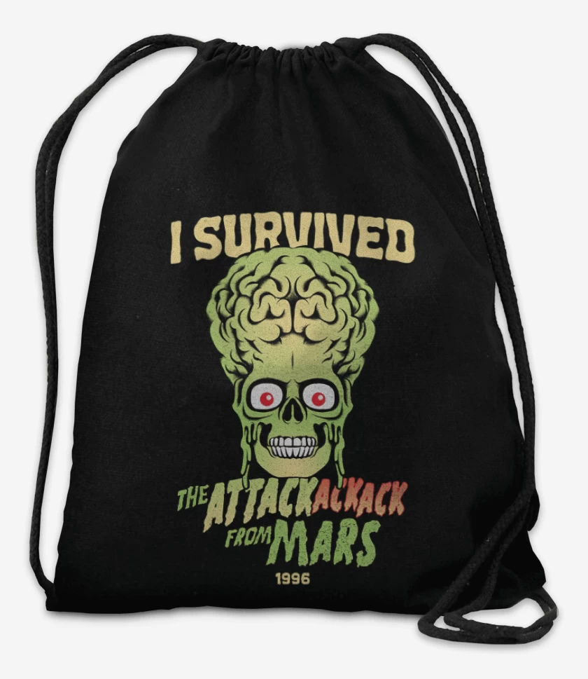 Mochila Negro de I Survived THE ATTACK FROM MARS