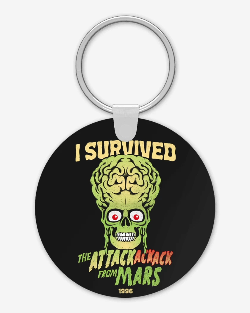 Llavero I Survived THE ATTACK FROM MARS