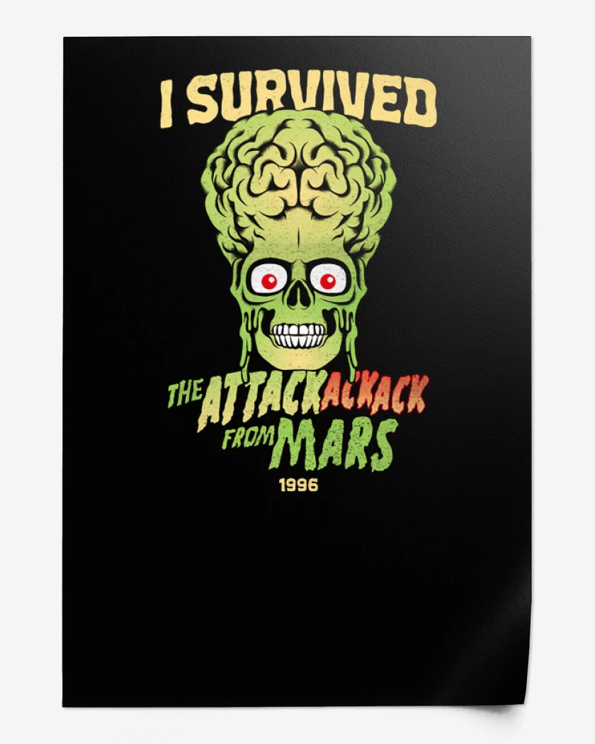 Print I Survived THE ATTACK FROM MARS