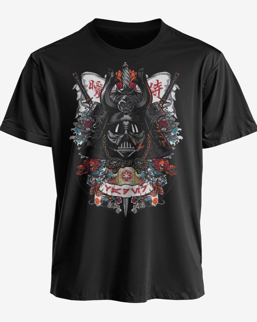 Polera premium Negro de Darth Samurai