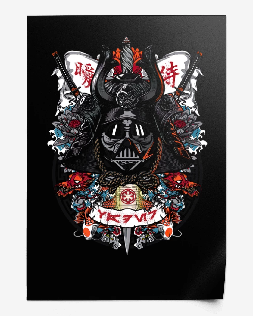 Print Negro de Darth Samurai