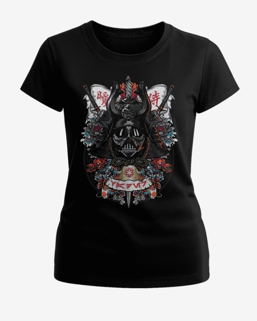 Polera de Mujer Negro de Darth Samurai