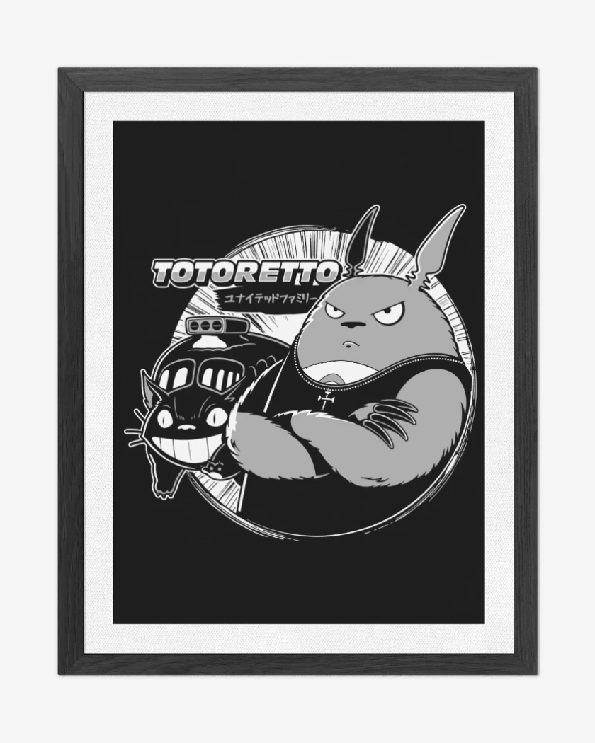 Cuadro decorativo Negro de Totoretto
