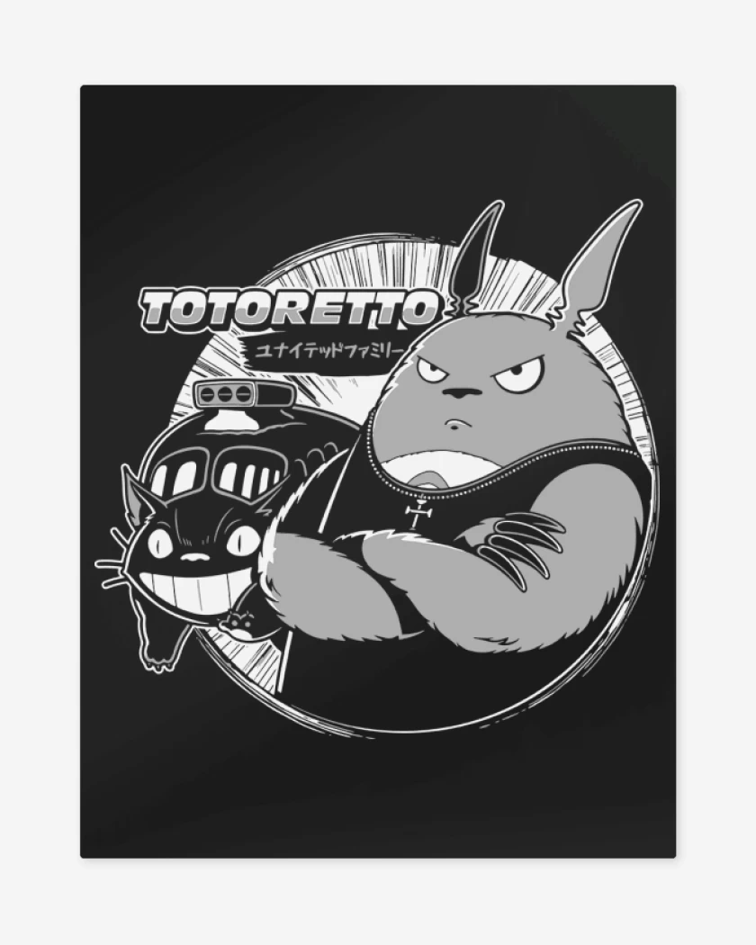 Print metalico Negro de Totoretto