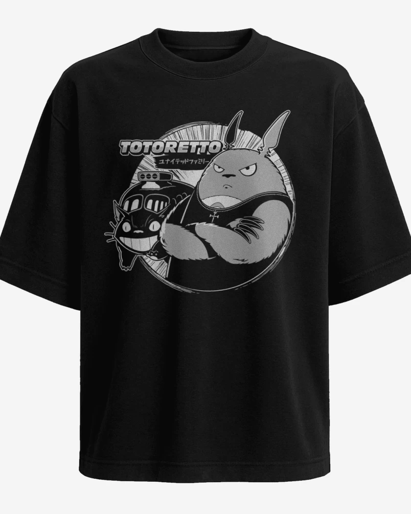 Polera Oversize Negro de Totoretto