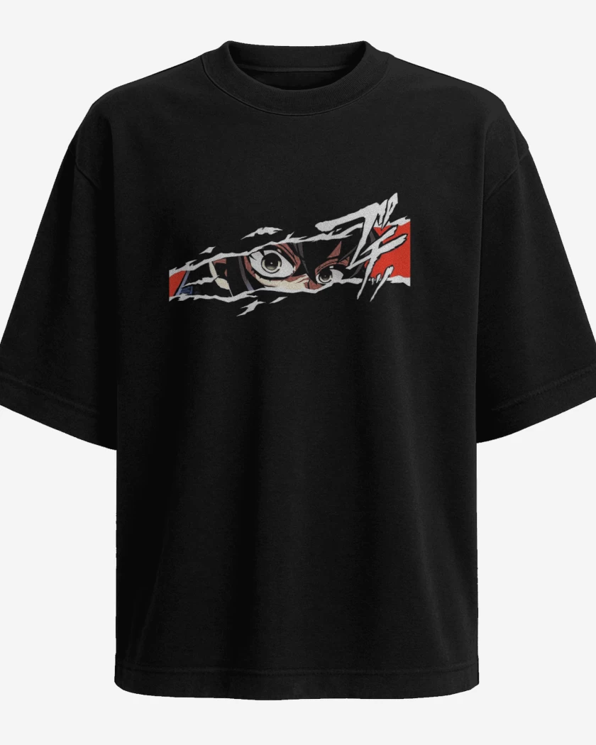 Polera Oversize Negro de Inozuke
