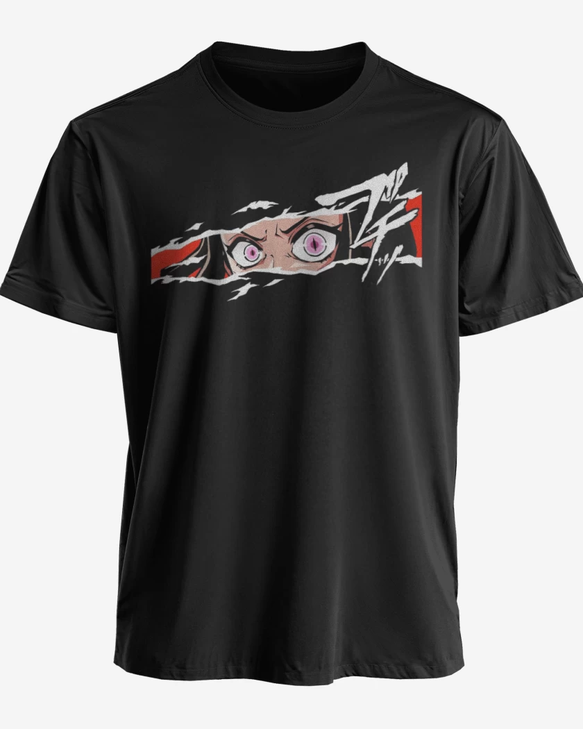 Polera premium Negro de Nezuko
