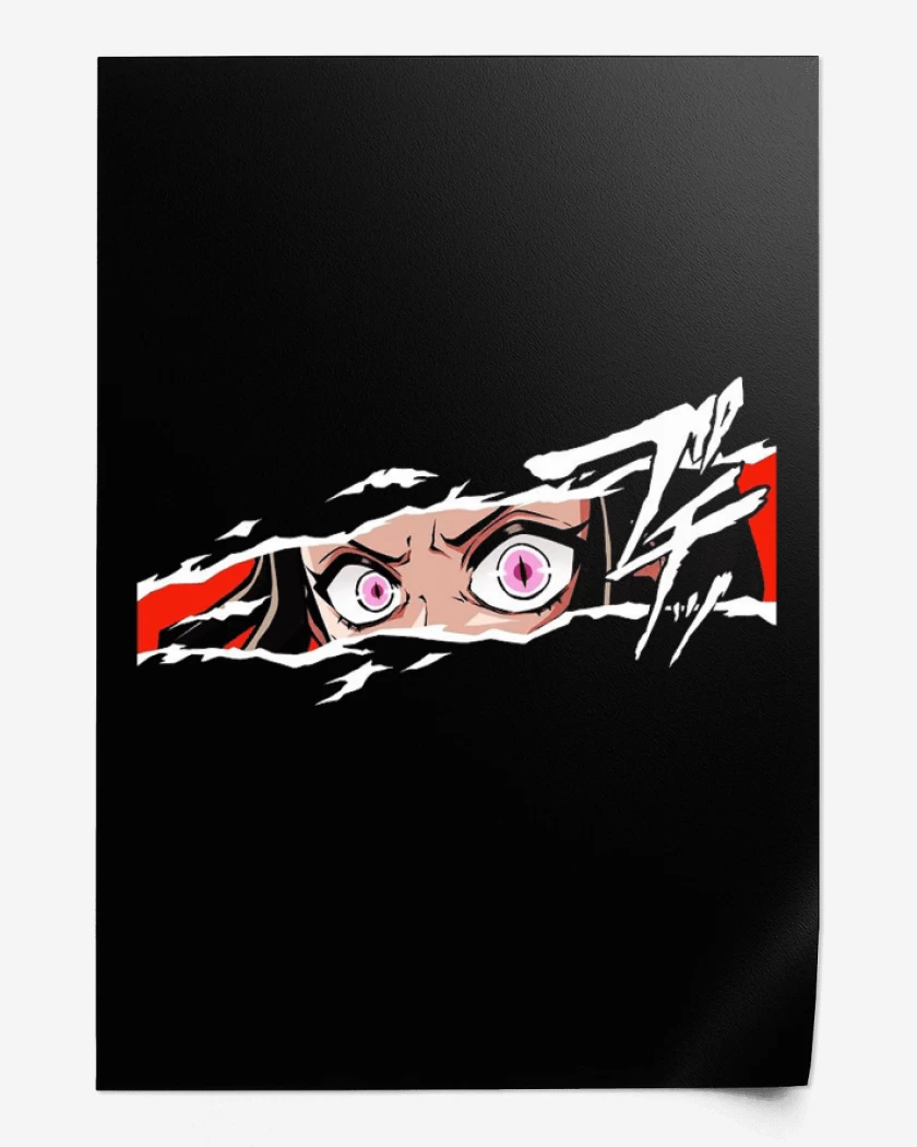 Print Negro de Nezuko
