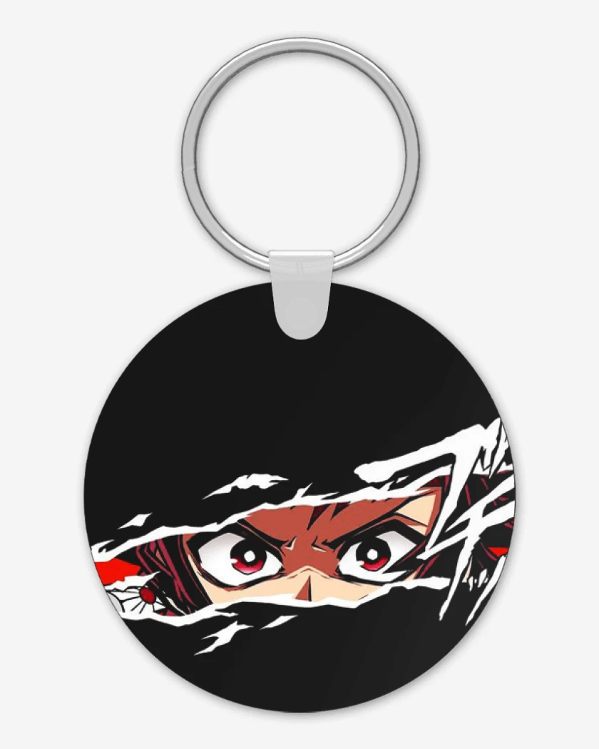 Llavero Negro de Tanjiro