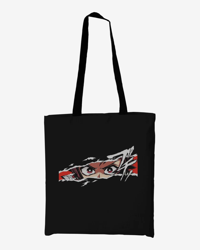 Totebag Negro de Tanjiro
