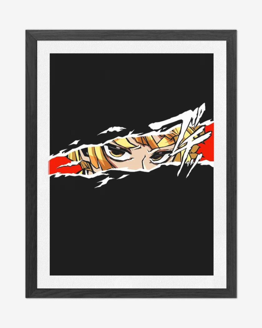 Cuadro decorativo Negro de Zenitsu