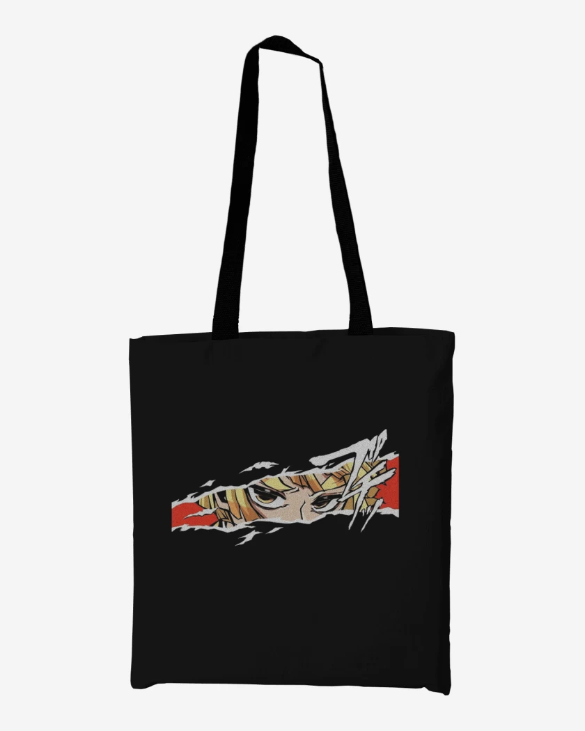 Totebag Negro de Zenitsu