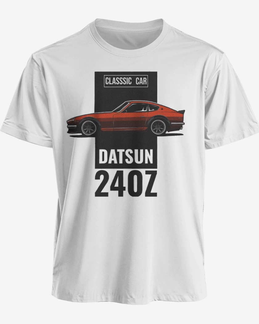 Polera premium Blanco de Datsun 240z 2