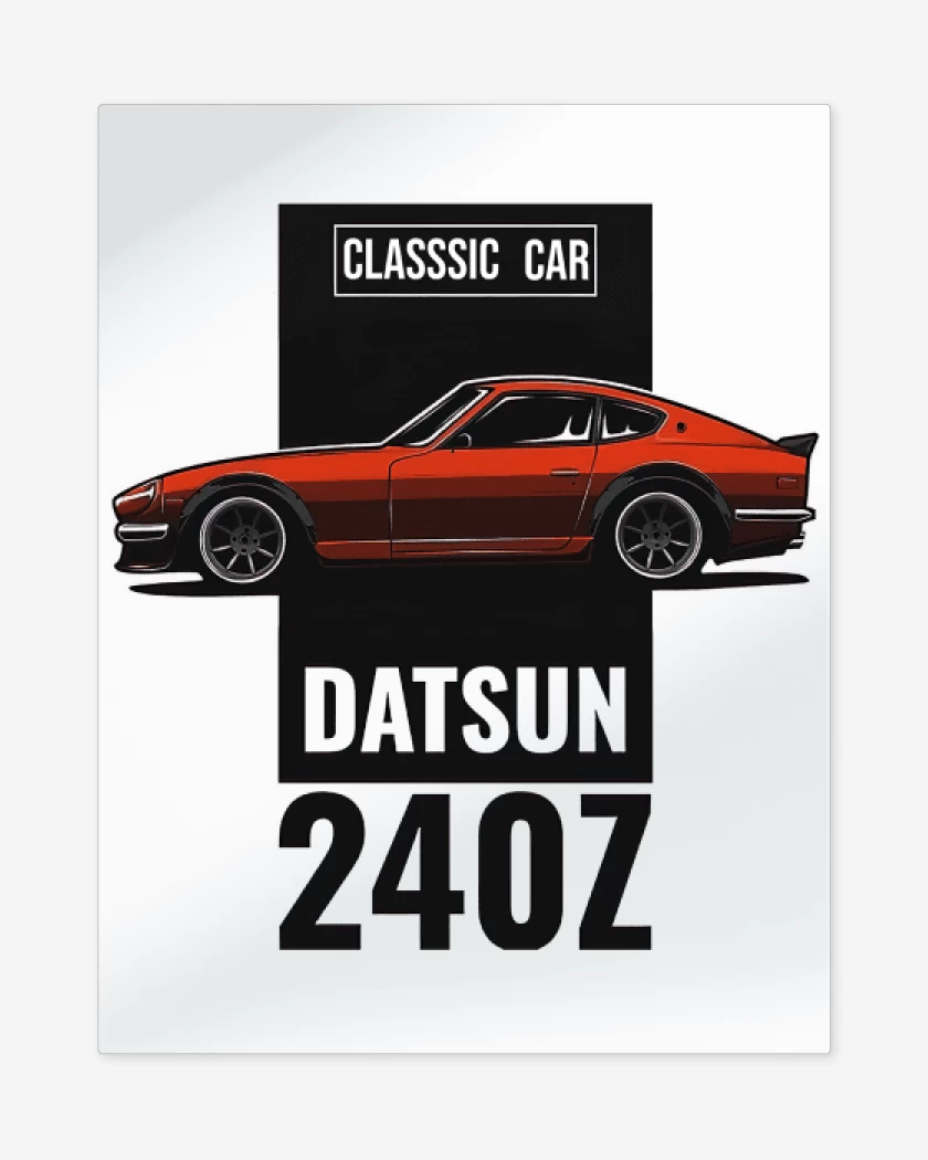 Print metalico Datsun 240z 2