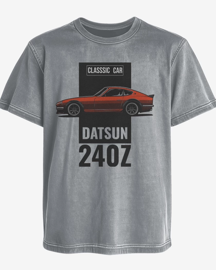 Polera desgastada Datsun 240z 2