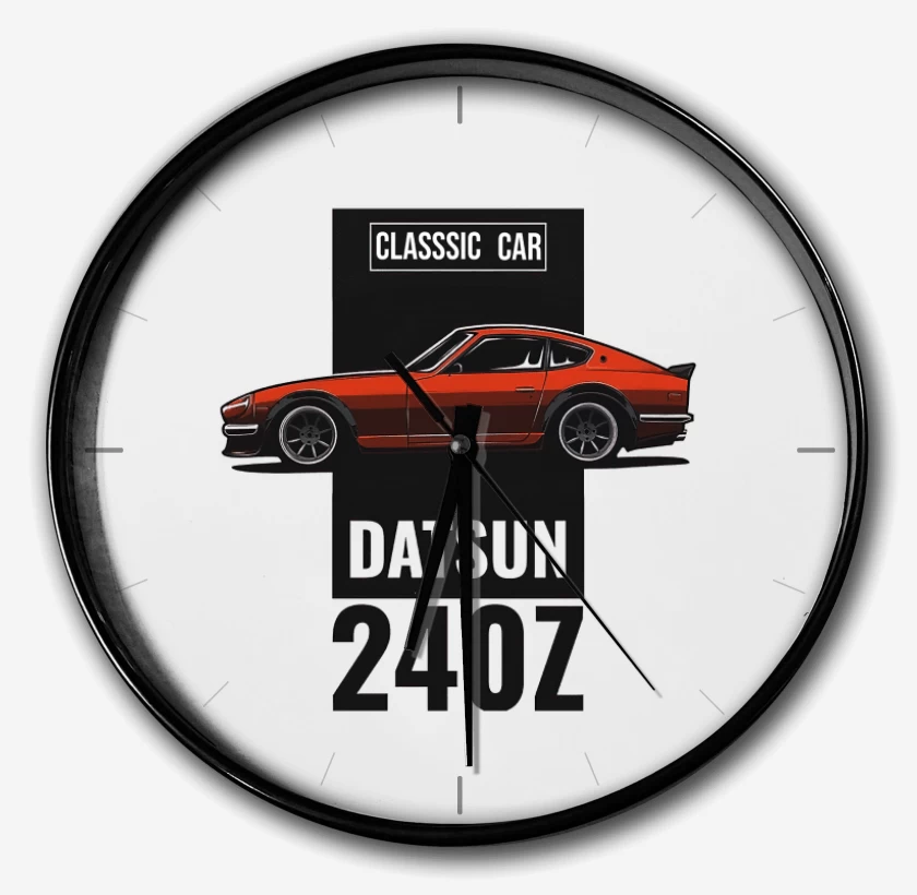 Reloj Blanco de Datsun 240z 2