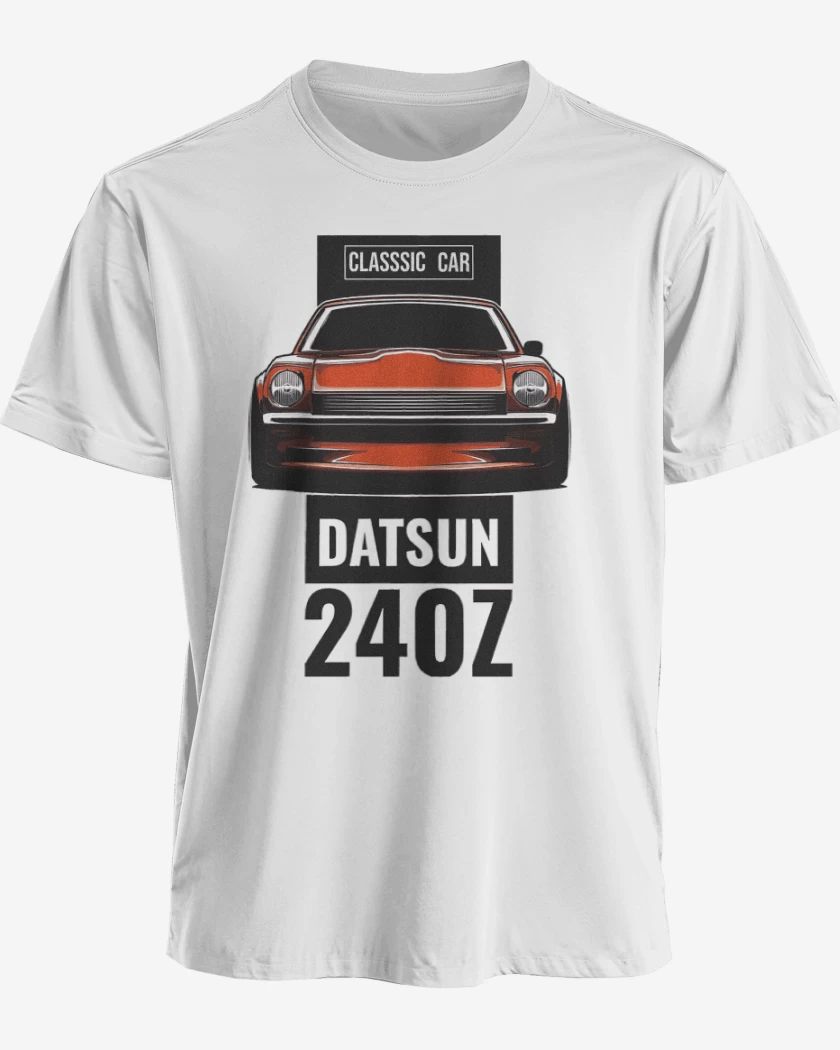 Polera premium Blanco de Datsun 240z