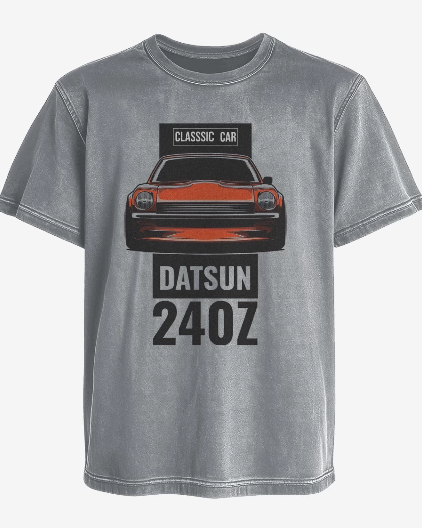 Polera desgastada Datsun 240z