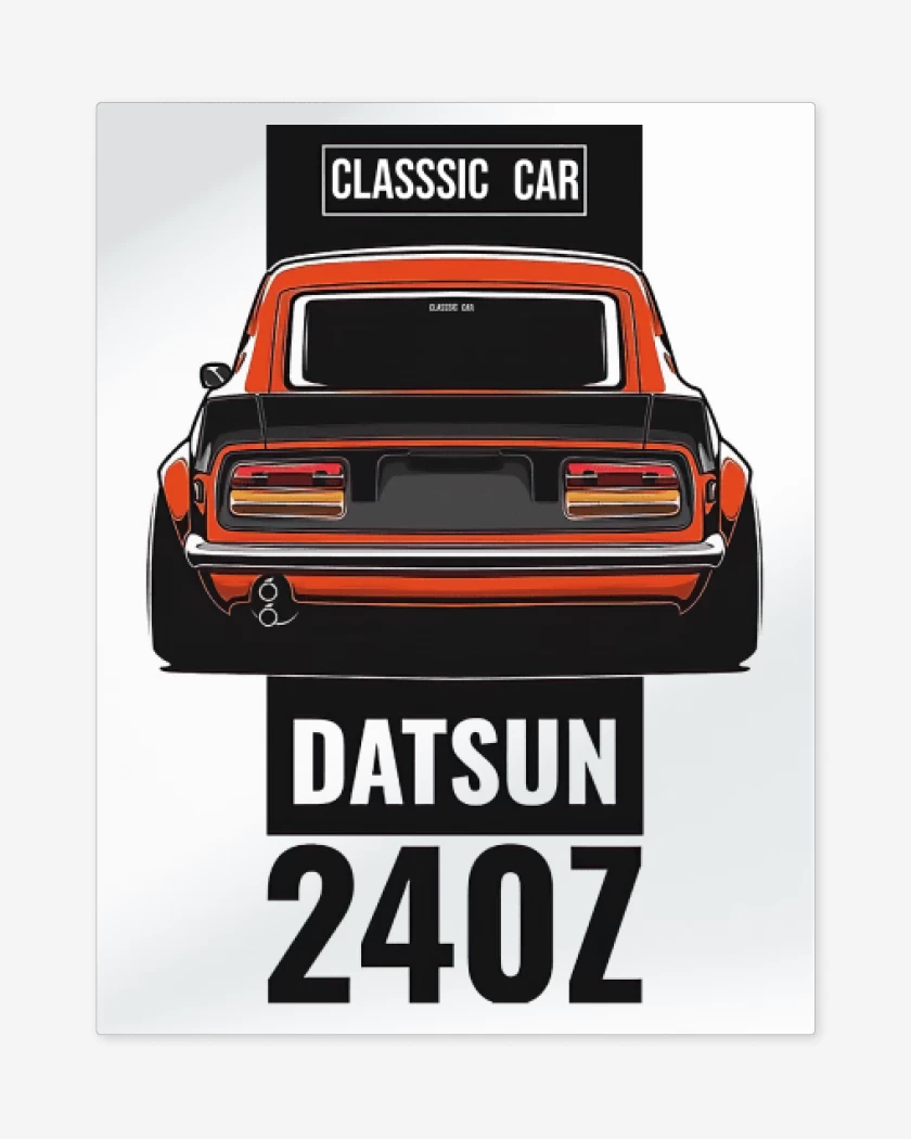 Print metalico Datsun 240z 3