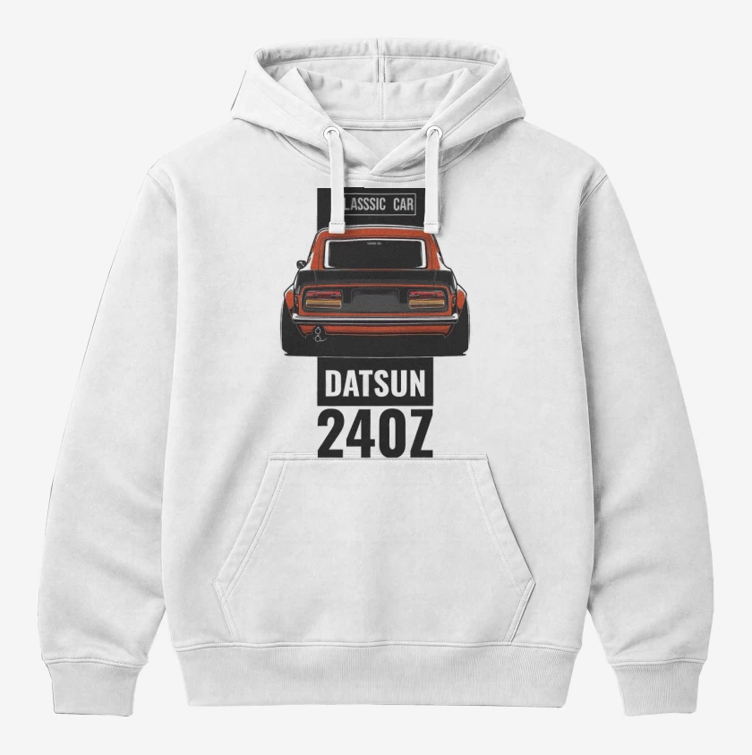 Polerón Canguro Blanco de Datsun 240z 3