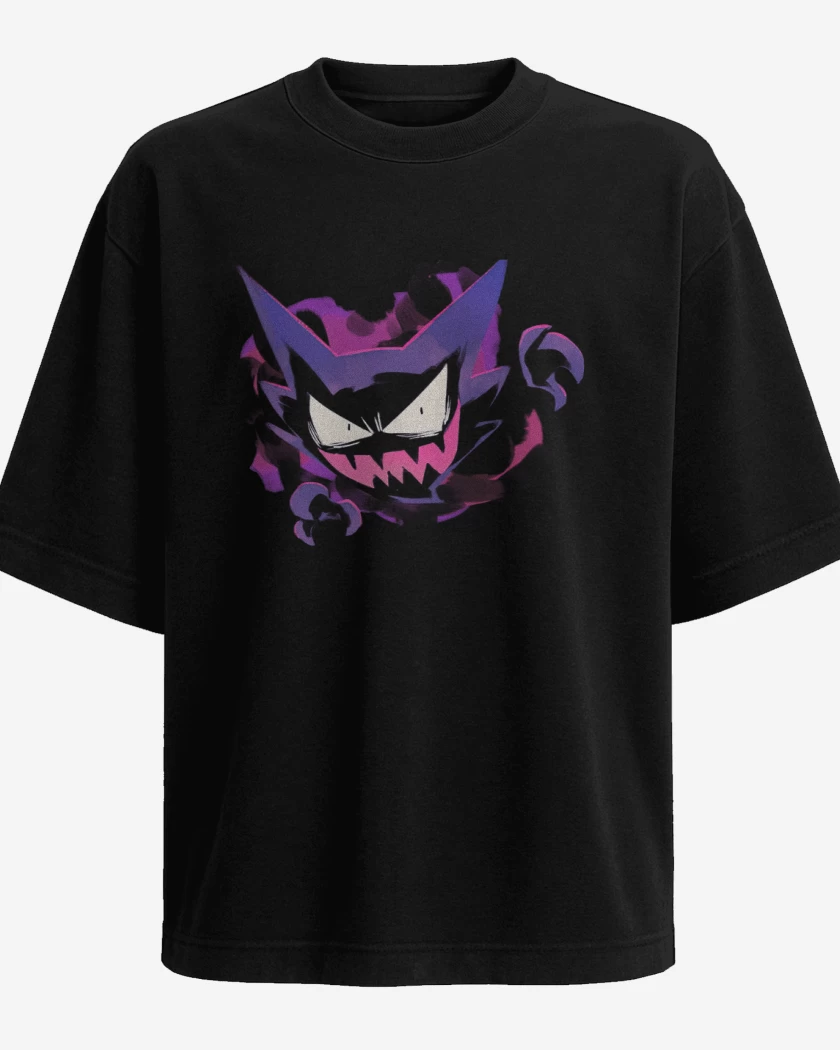Polera Oversize Negro de Haunter