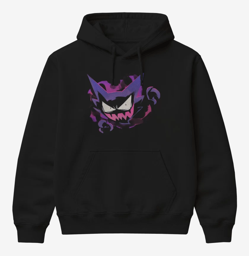Poleron Canguro básico Negro de Haunter