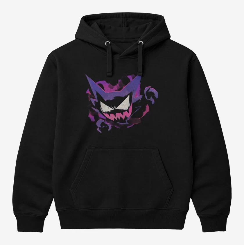 Polerón Canguro Negro de Haunter