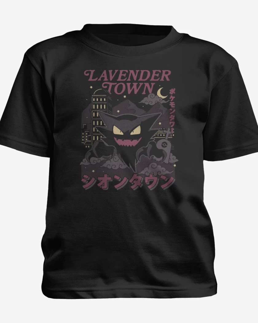 Polera de niño Negro de Pueblo Lavanda