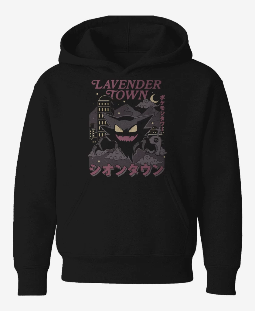 Poleron de niño Negro de Pueblo Lavanda