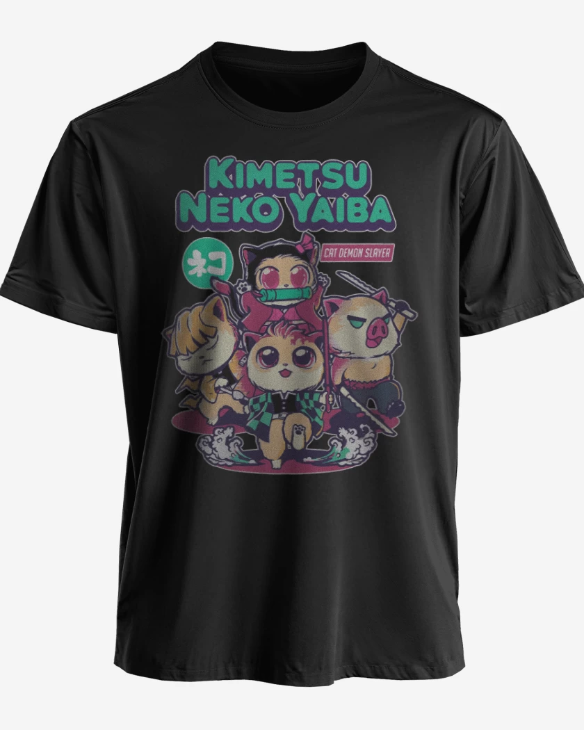 Polera Kimetsu Neko Yaiba