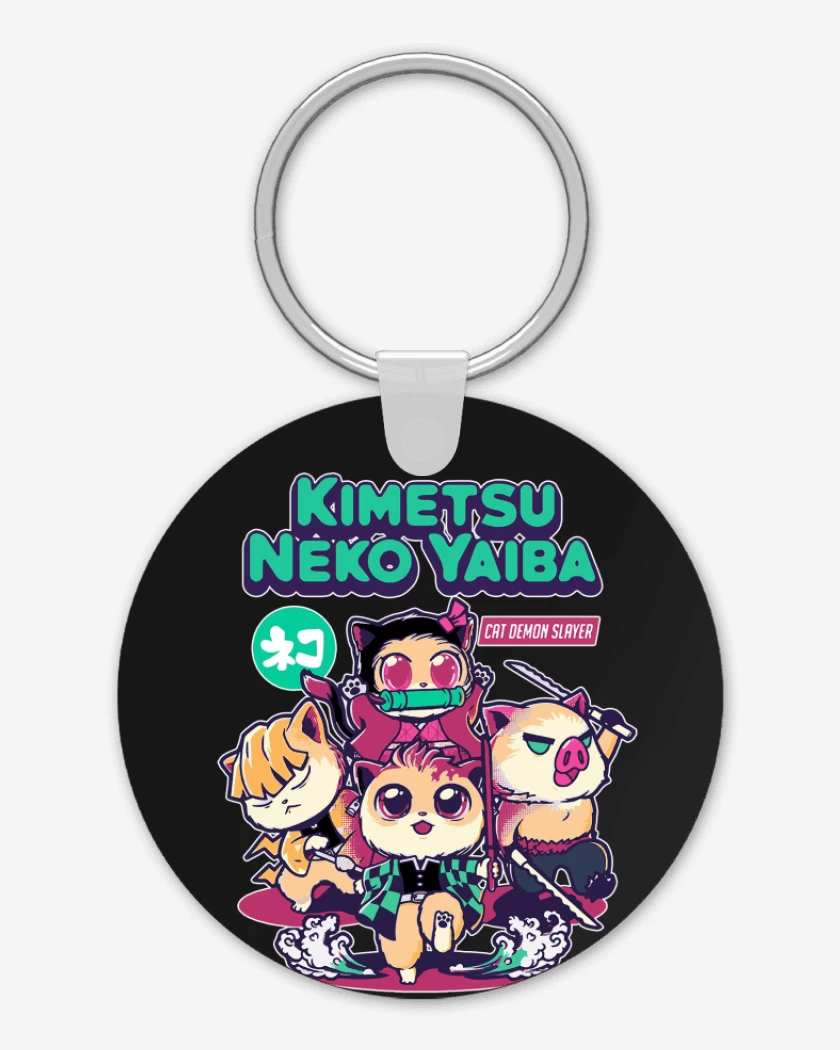 Llavero Kimetsu Neko Yaiba