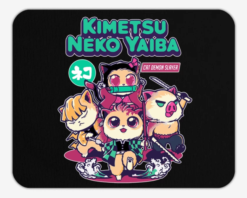 Mousepad Kimetsu Neko Yaiba