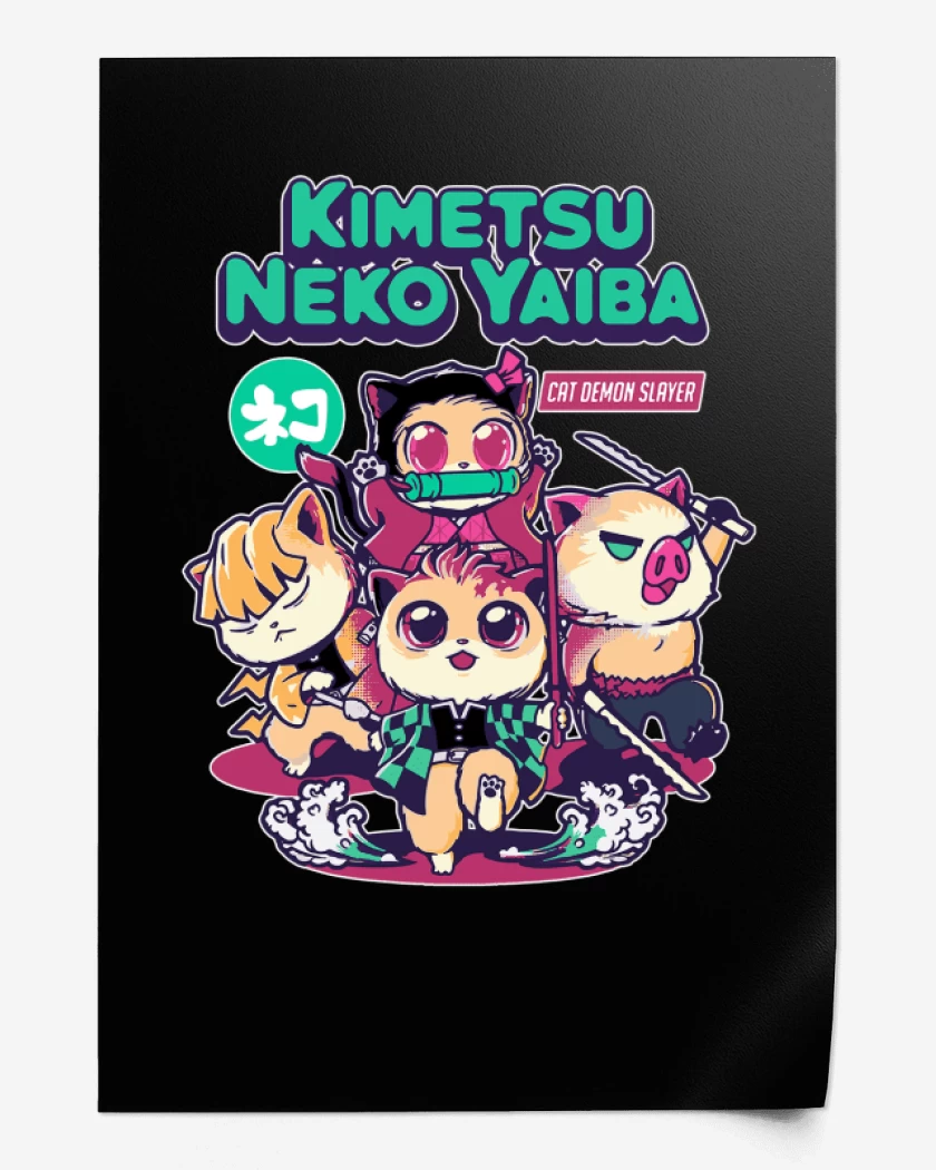 Print Kimetsu Neko Yaiba